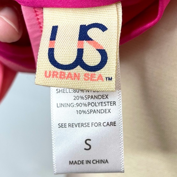 Halter Bikini Top Pink Crossover - Picture 4 of 8